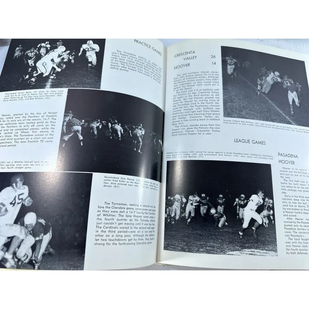 1962 The Scroll Herbert Hoover High School Glendale CA Yearbook Signed